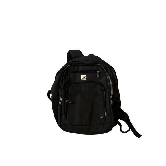 Bruno Cavalli Padded Computer Black Backpack - Picture 1 of 6